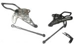Adjustable rearsets with standard lever for APRILIA RSV, RSVFACTORY/R TUONO