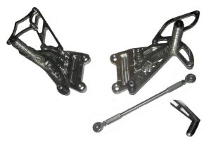 Estriberas atrasadas regulables éstandar kawasaki ZX10 2006-2010