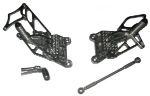 Estriberas atrasadas regulables GP kawasaki 600 636 2009-2012